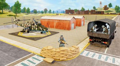 Army Machine Transporter Truck
