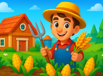 Family Idle Farm: Build & Harvest