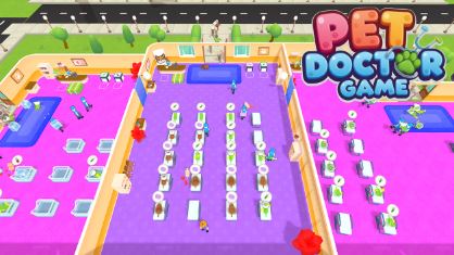 Pet Doctor Business Tycoon-Pet care game